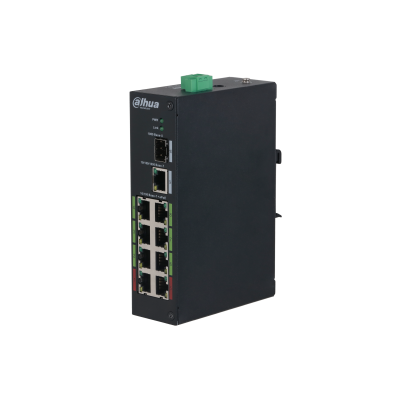 10-Port Unmanaged Switch with 8-Port ePoE